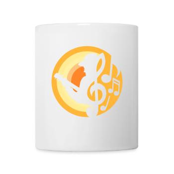 Gitarren-Spieler - Tasse - Weiß - Vorne