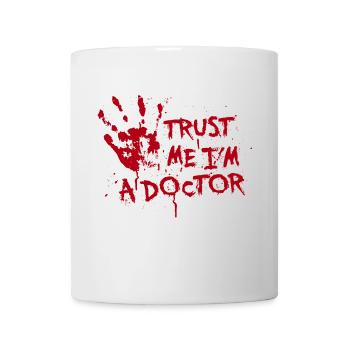 Trust me I'm a doctor - Mug blanc - blanc - Devant