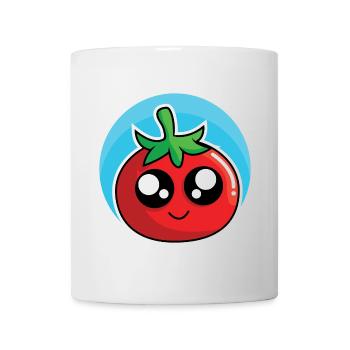 Funny tomato design - Mug - white - Front