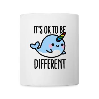 It's ok to be different - Mug - white - Front
