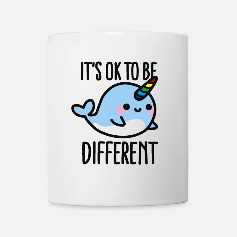 It's ok to be different - Mug blanc - blanc