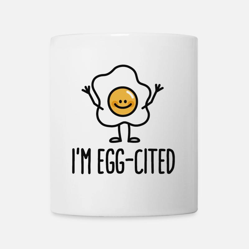 I'm EGG-cited - Mug - white