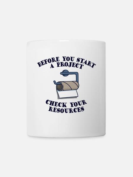 Projekt Projektmanager Planung Lustig Sprüche Fun - Tasse - Weiß