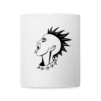 Punk - Tasse - Weiß - Vorne