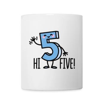 Hi Five! - Mug - white - Front