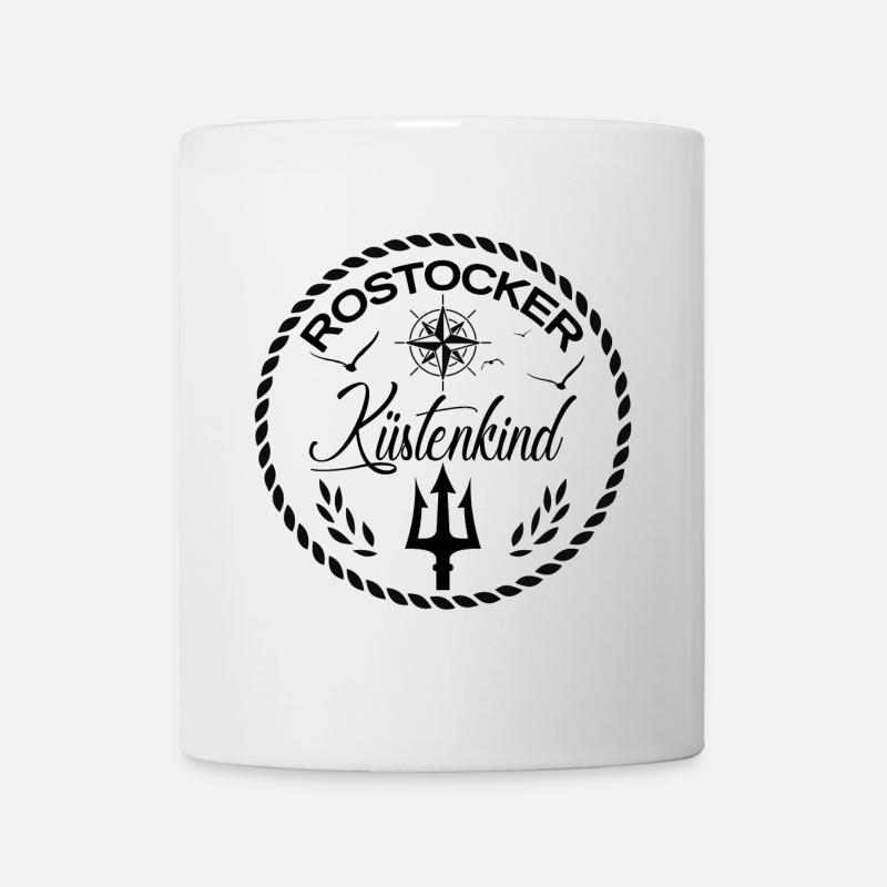 Rostocker Küstenkind - Tasse - Weiß