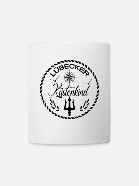Lübecker Küstenkind - Tasse - Weiß