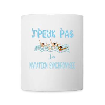 Ich kann kein Synchronschwimmen haben - Tasse - Weiß - Vorne