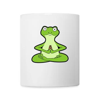 Yoga Esoterik Mehndi Mandala Spirit Hamsa Ornament - Tasse - Weiß - Vorne