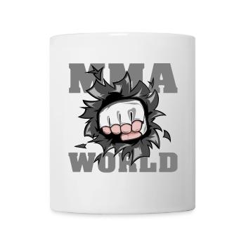 MMA fist symbol martial arts illustration icon logo - Mug - white - Front