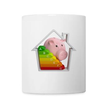 Energy piggy bank - Mug - white - Front