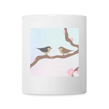 Spring birds - Mug - white - Front