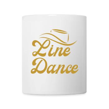 Idée cadeau de classe pour Line Dancer : « Line Dance » - Mug blanc - blanc - Devant