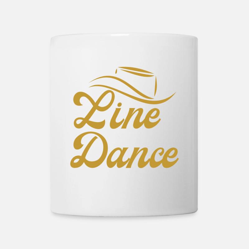 Klasse Geschenkidee für Line Dancer: "Line Dance" - Tasse - Weiß