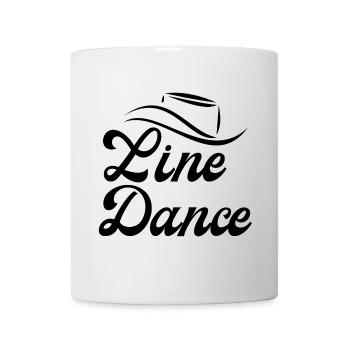 Gift idea for line dancers: Motto "Line Dance" - Mug - white - Front