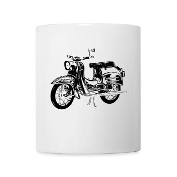 Simson Schwalbe - Tasse - Weiß - Vorne