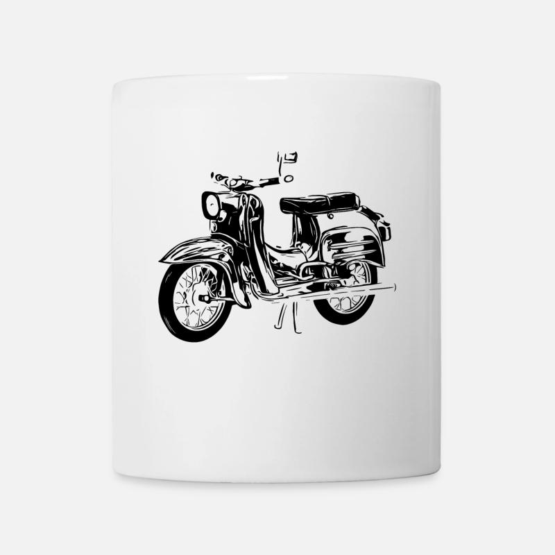 Simson Schwalbe - Tasse - Weiß