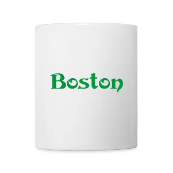 BOSTON Massachusetts - Tasse - Weiß - Vorne