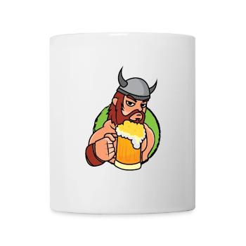 Wikinger Bier - Tasse - Weiß - Vorne