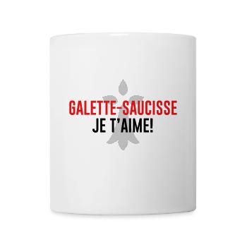 Galette saucisse - Mug blanc - blanc - Devant