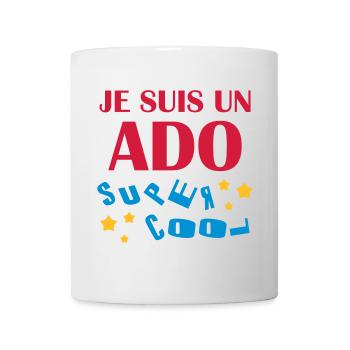 adolescent / enfant / ado / adolescente - Mug blanc - blanc - Devant