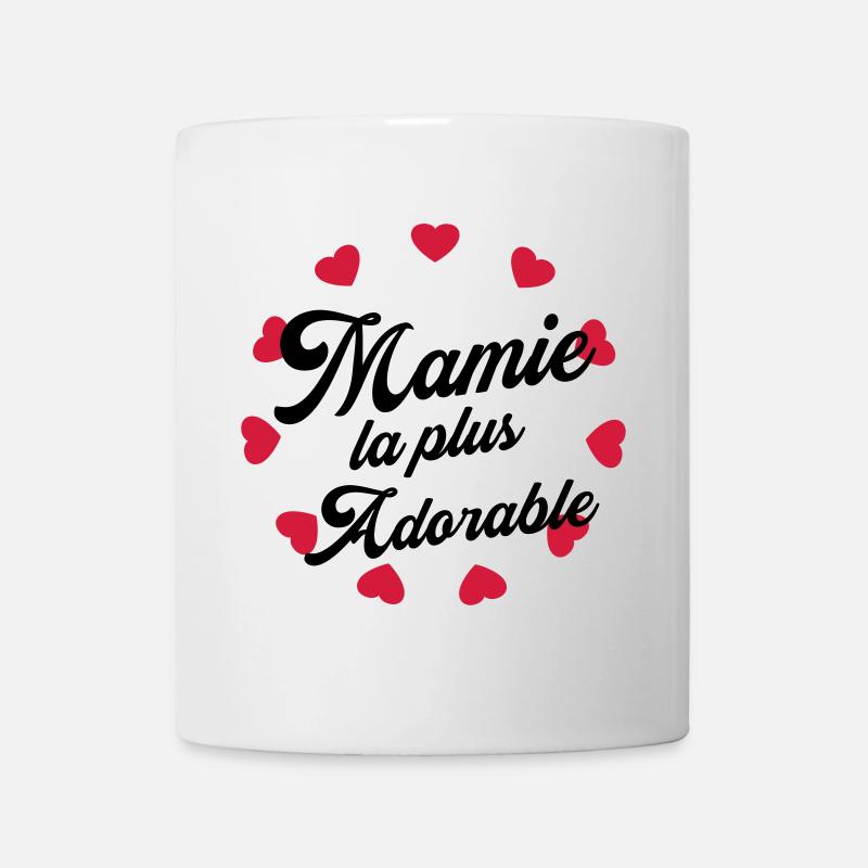Mamie / Mamy / Grand Mere / Grand-Mère / Bébé - Mug blanc - blanc