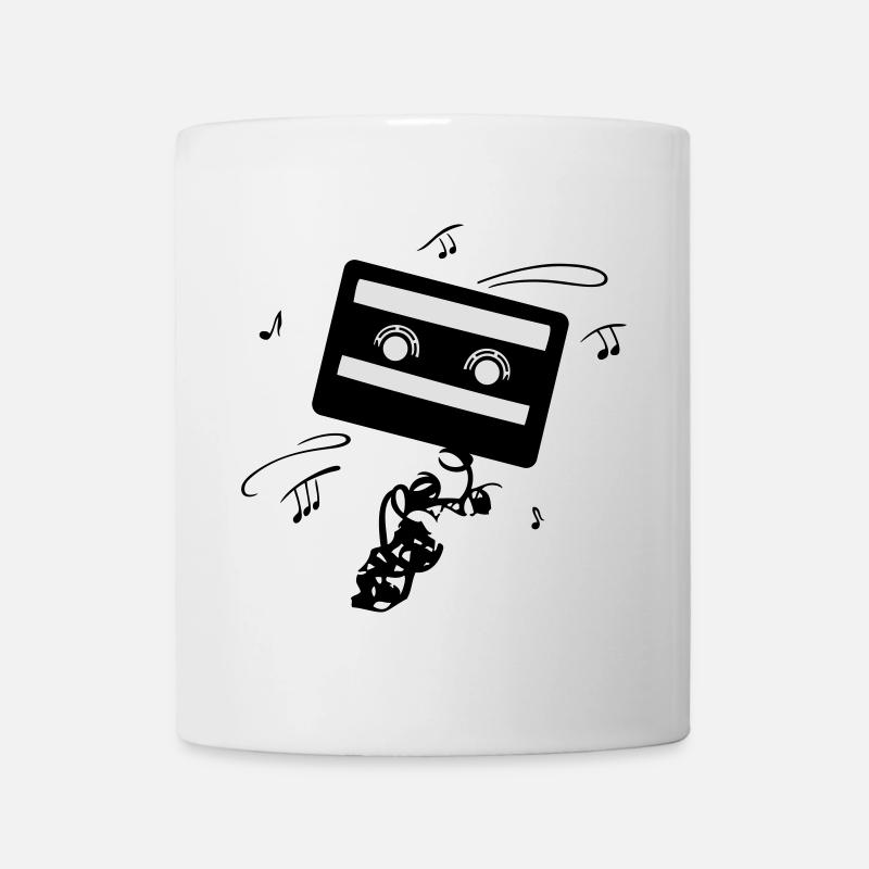 Kassette - Tasse - Weiß