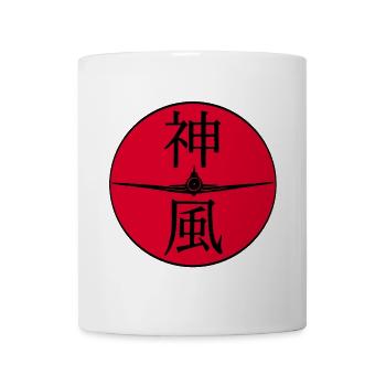 Avion kamikaze japonais manga - Mug blanc - blanc - Devant