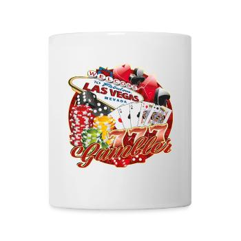 Las Vegas Gambler - Tasse - Weiß - Vorne