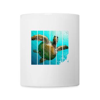 Tortue - Mug blanc - blanc - Devant