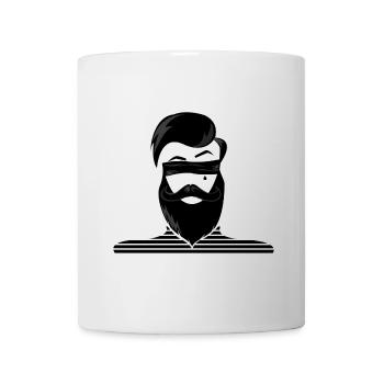 Bearded man man with beard sailor - Mug - white - Front