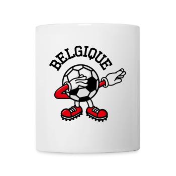Belgique Belgium dab dabbing soccer football - Mug - white - Front