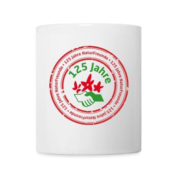 125 Jahre NaturFreunde - Tasse - Weiß - Vorne