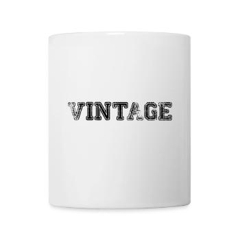 VINTAGE Rétro - Mug blanc - blanc - Devant