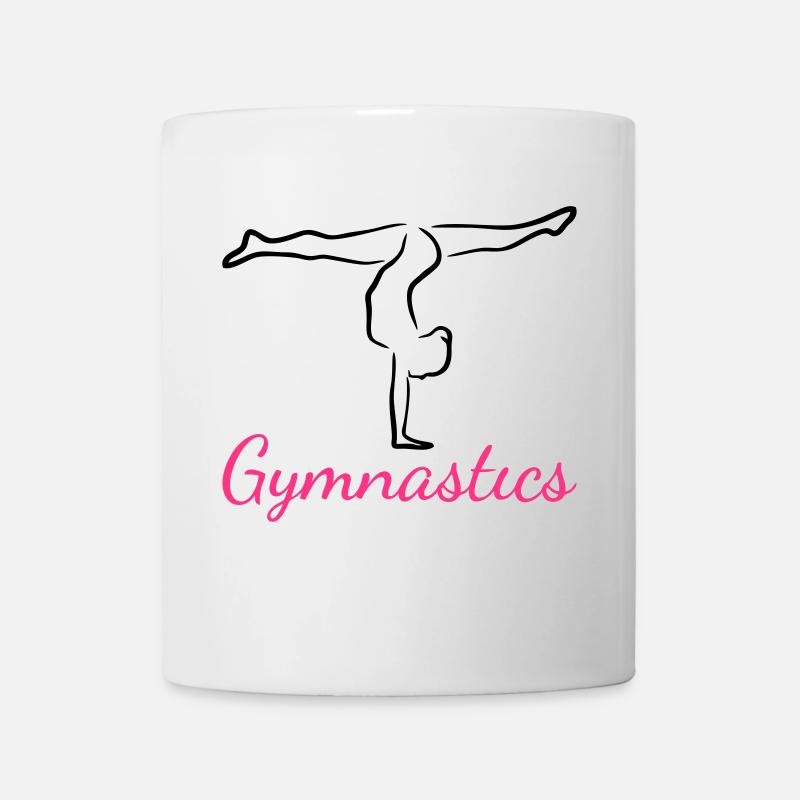 Gymnast, Gymnastics - Mug blanc - blanc