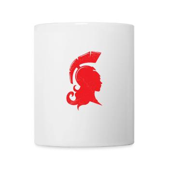 Griechische Mythologie Athena Silhouette Geschenk - Tasse - Weiß - Vorne