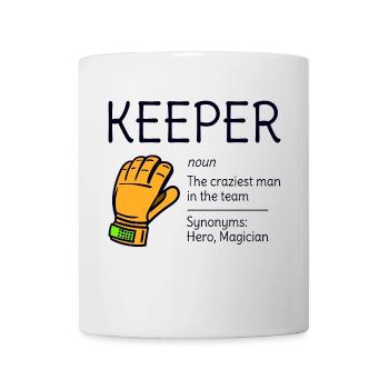 Tormann Torwart Definition Synonym Lustig Humor - Tasse - Weiß - Vorne