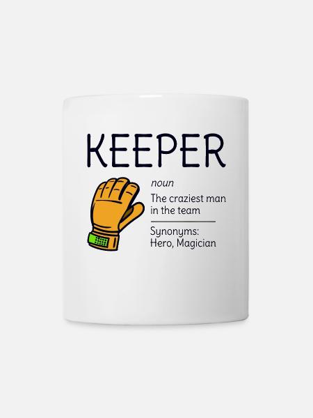 Goalie Goalie Definition Synonym Funny Humor - Mug - white