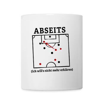 Football Offside Rule Funny Funny Humor - Mug - white - Front