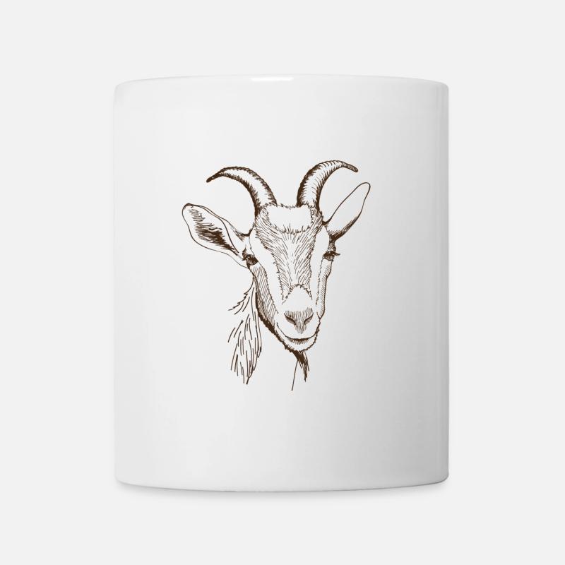 Chèvre - Mug blanc - blanc