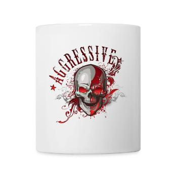 Totenkopf Skull - Tasse - Weiß - Vorne