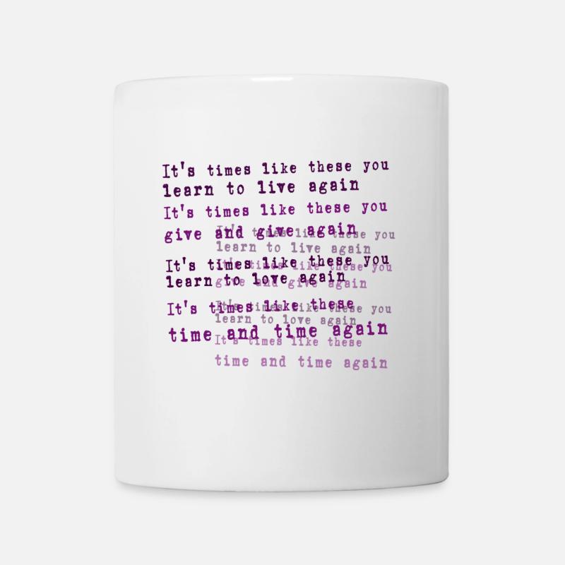 foo fighters lyric - Mug - white