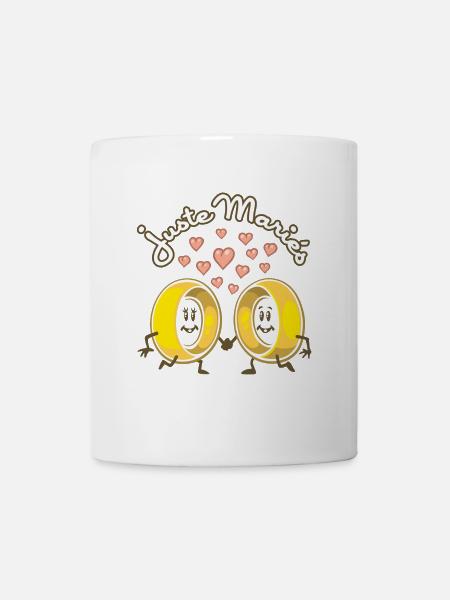 Alliances et mariage - Mug blanc - blanc