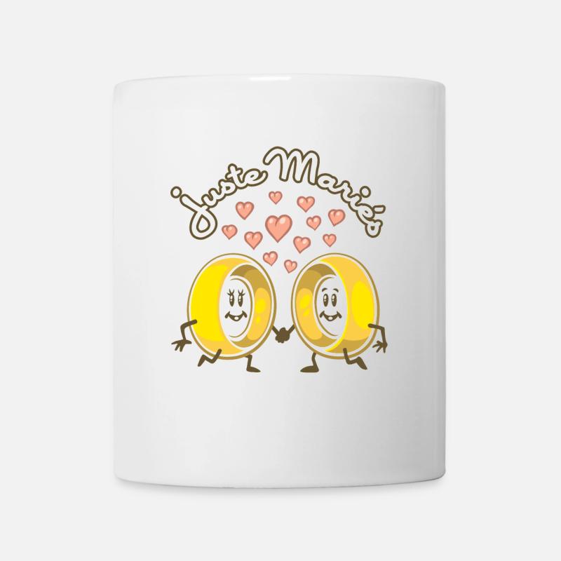 Alliances et mariage - Mug blanc - blanc