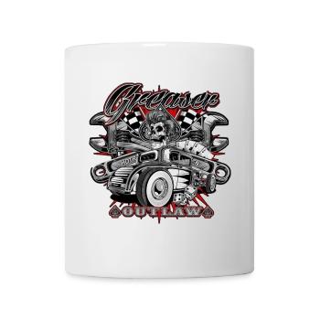 Garage Hot Rod - Mug blanc - blanc - Devant