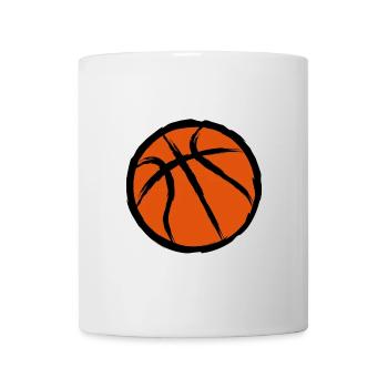 basket-ball - Mug blanc - blanc - Devant