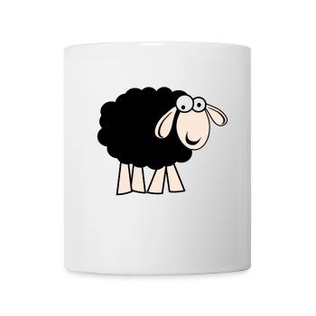 Mouton noir - Mug blanc - blanc - Devant