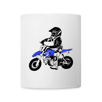 Kinder Motocross - KIDS MX - Tasse - Weiß - Vorne