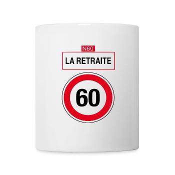 La retraite - Mug blanc - blanc - Devant