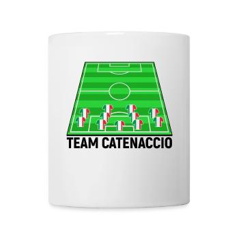 Italien Fussballteam Fussball Catenaccio Team Fan - Tasse - Weiß - Vorne